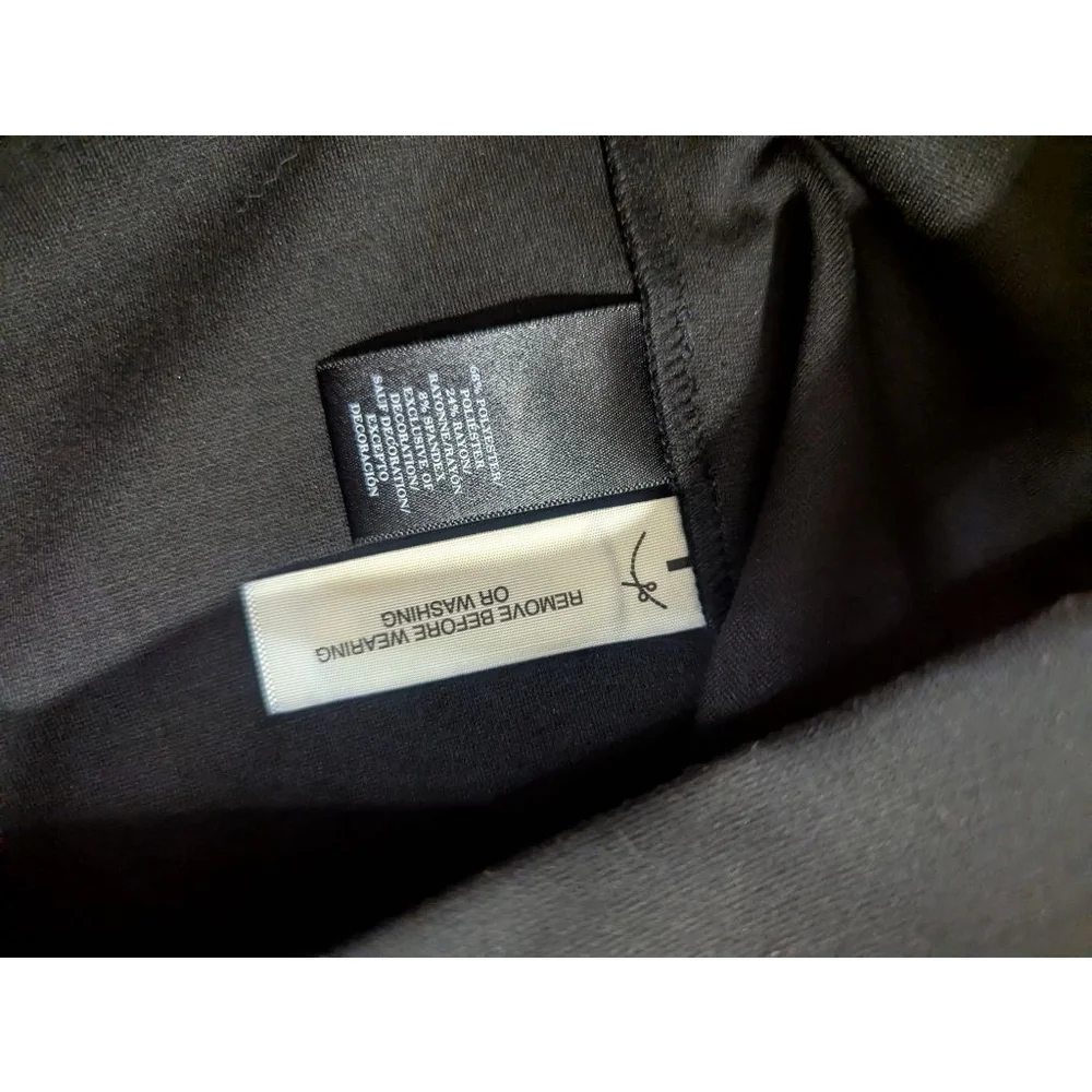 Ann Taylor Black Sleeveless Shift Dress Medium - Picture 11 of 11